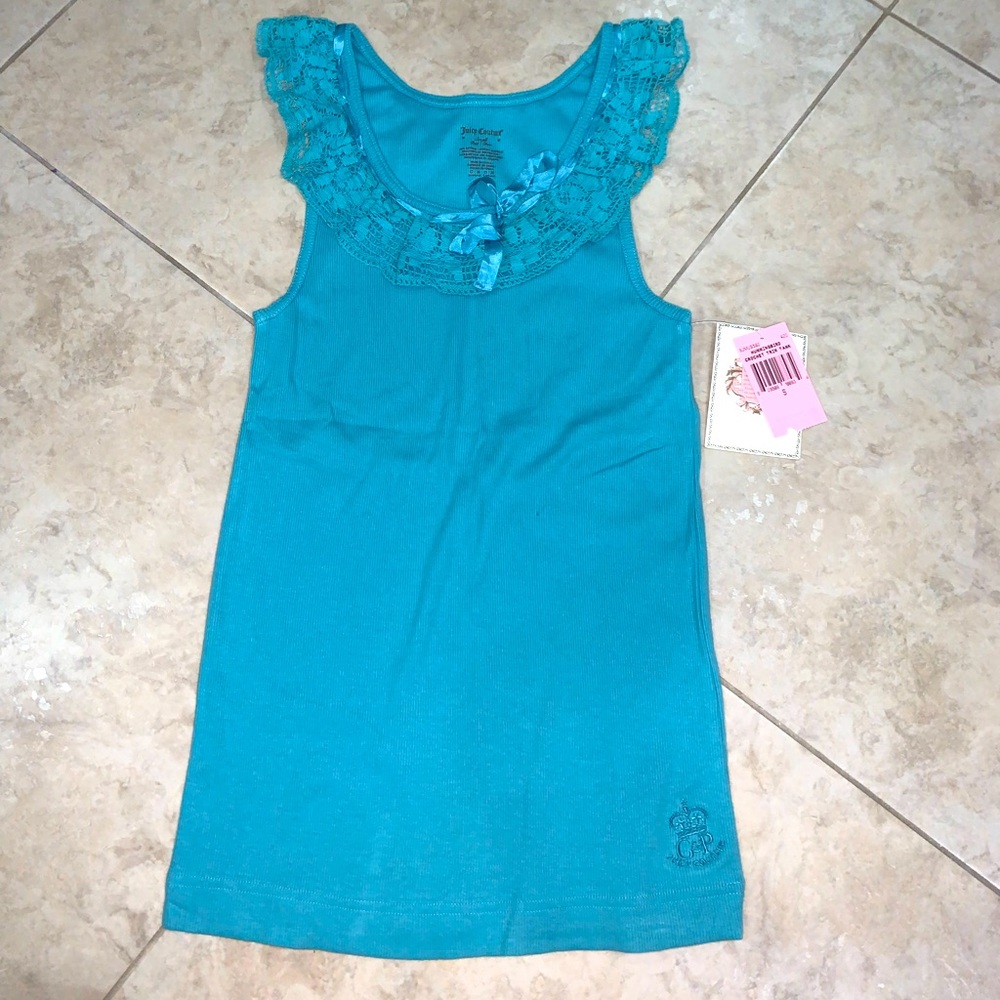 NWT Juicy Couture: Blue PJ Tank, Size S